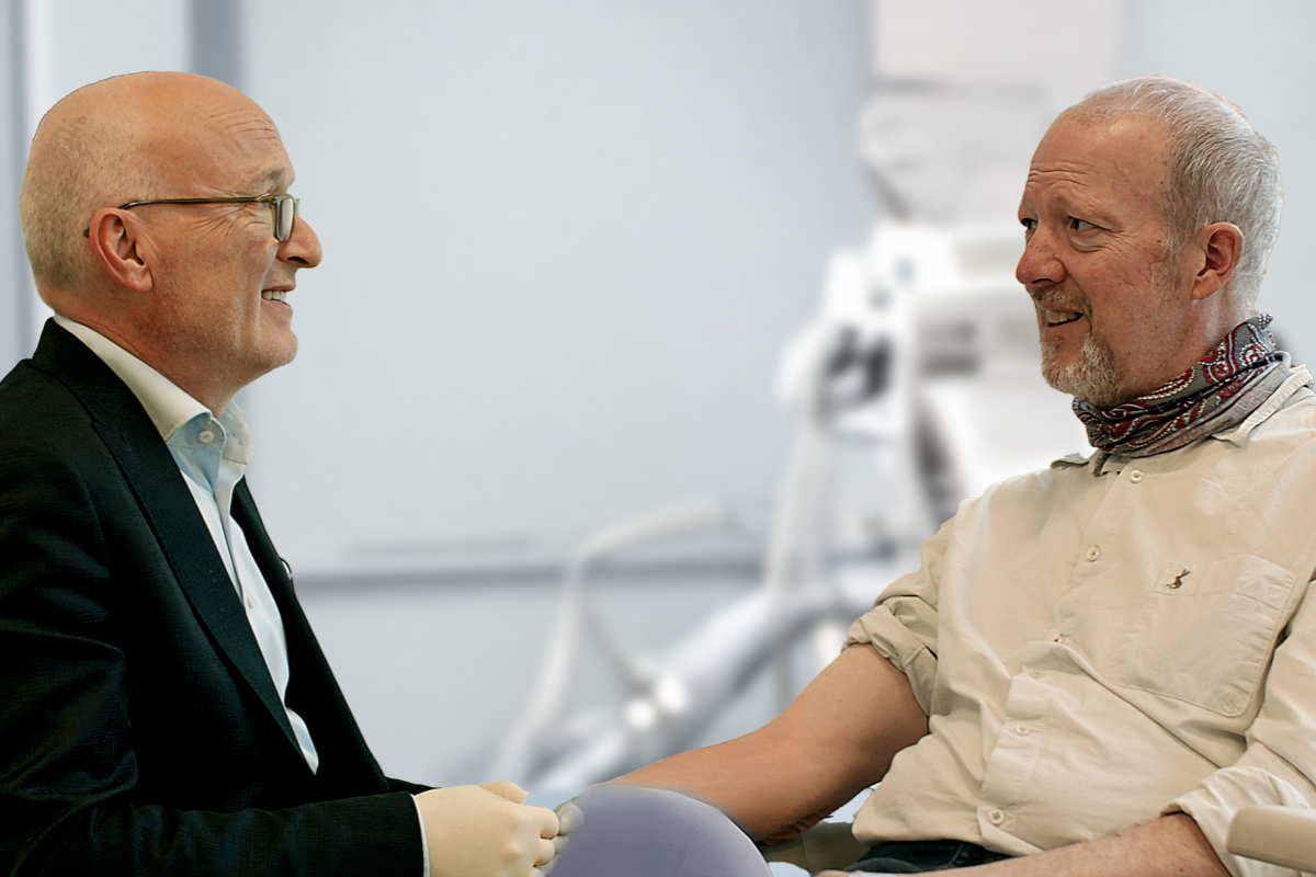 Consulta entre el doctor y el paciente